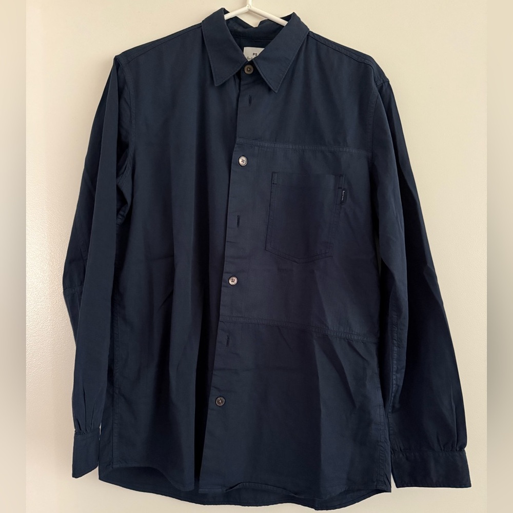 Paul Smith Navy Blue long sleeve casual shirt